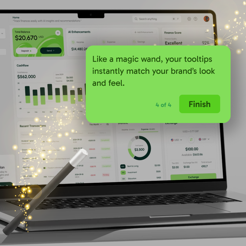 Auto-styled to your product