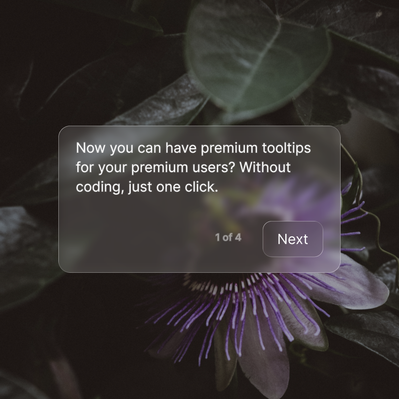 Modern glassmorphism